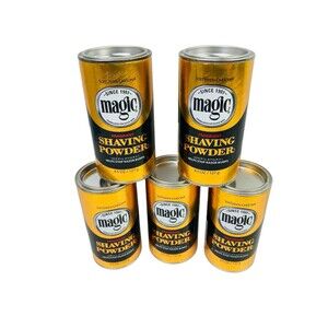 SoftSheen Carson Magic Fragrant Shaving Powder 4.5 oz. each Lot of 5 New